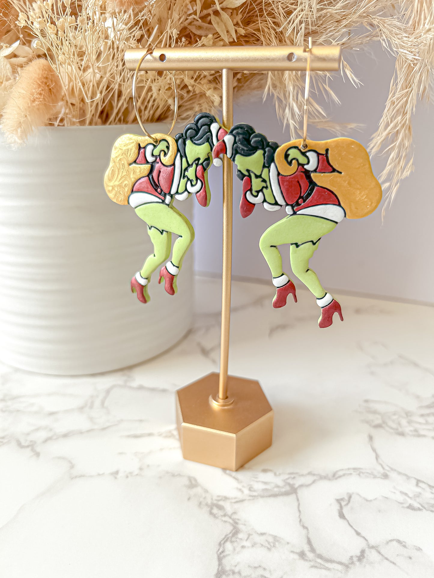 Pin-up Green Lady // Dangles