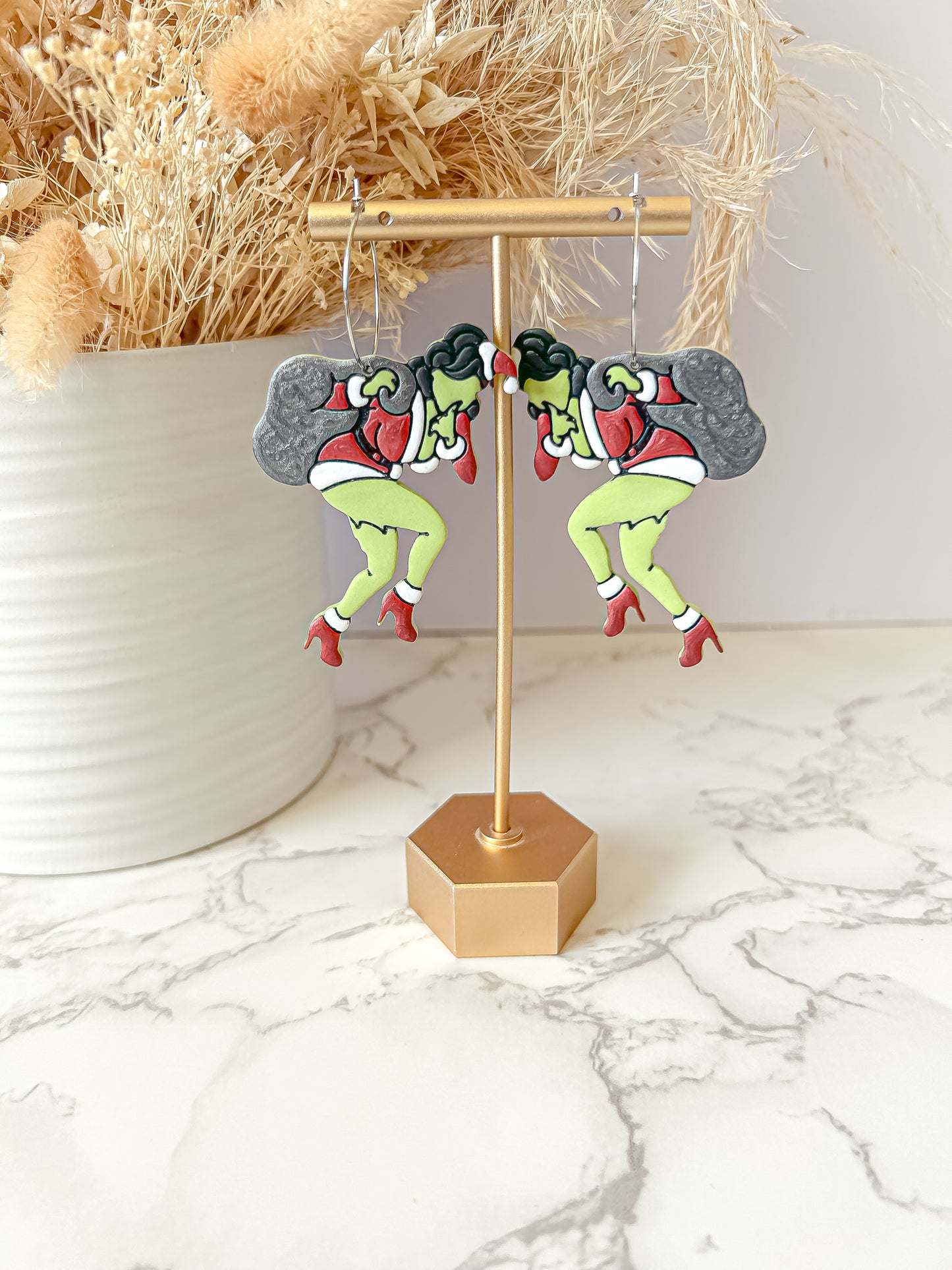 Pin-up Green Lady // Dangles