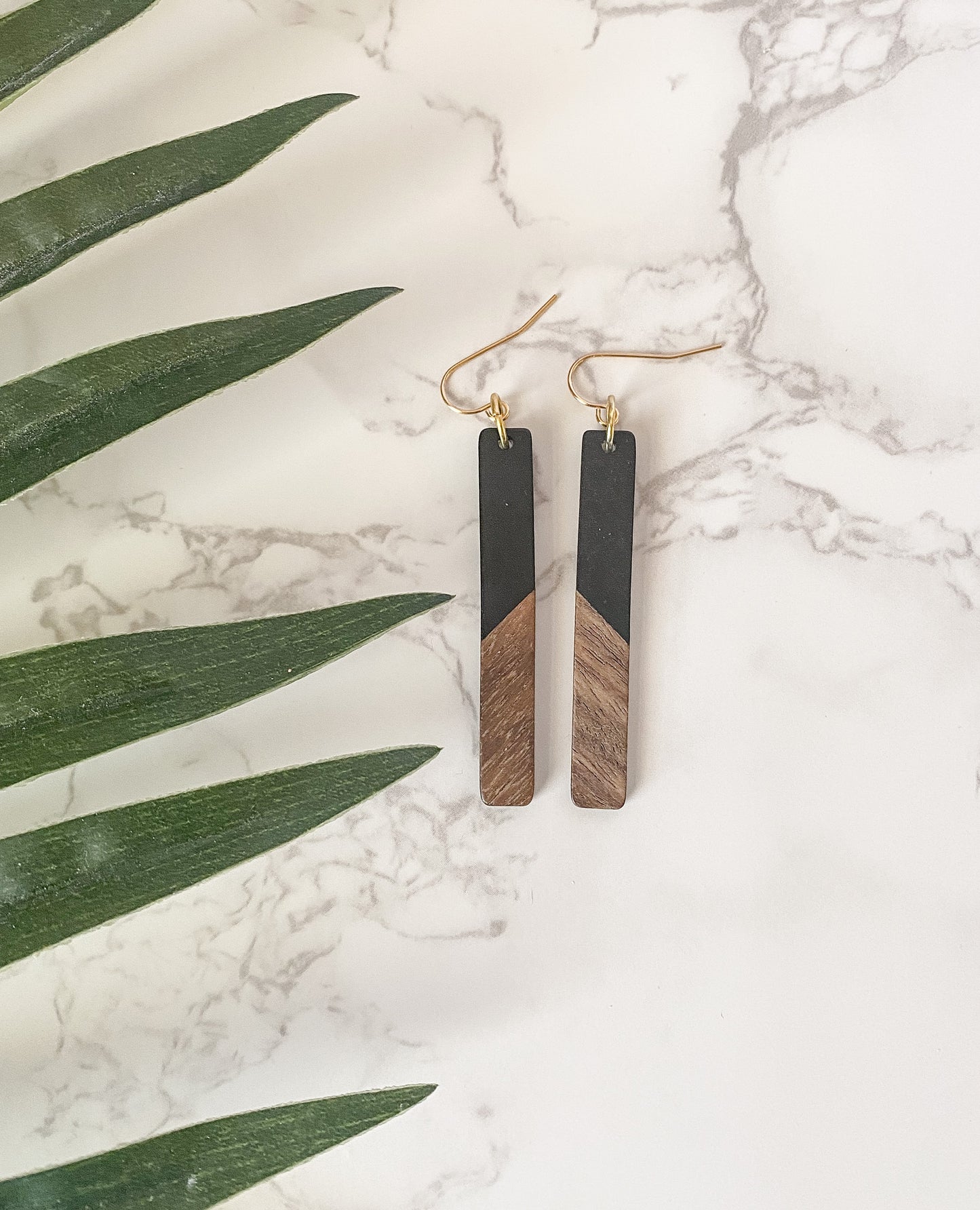 The Sam // Wood and Acrylic Dangles